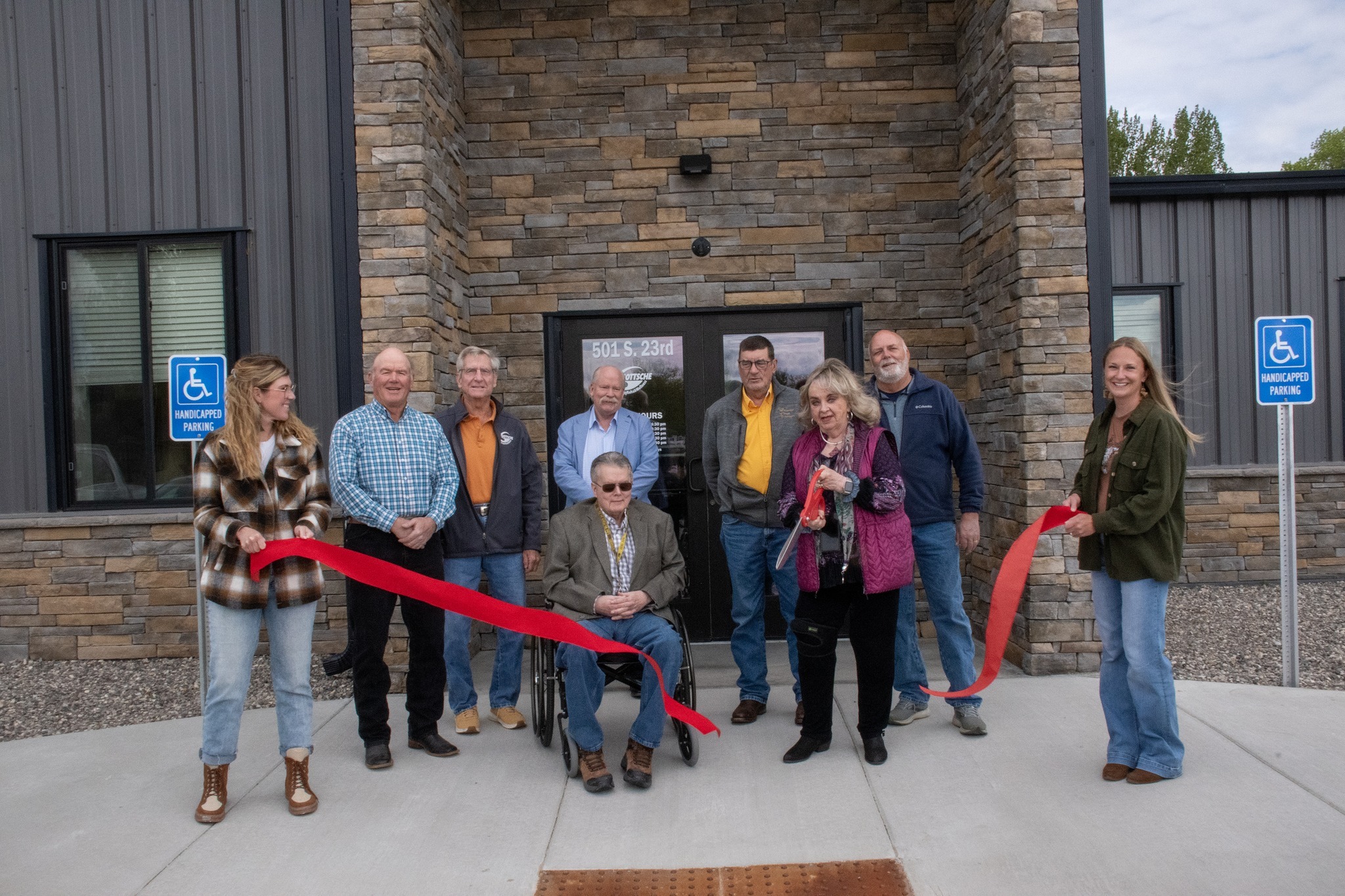 Worland Clinic ribbon cutting. Worland Clinic ribbon cutting.